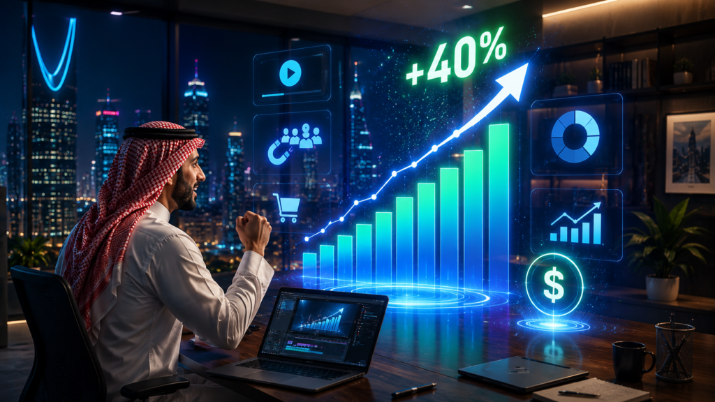 ضاعف مبيعاتك 40% بفيديو موشن جرافيك سعودي واحترافي