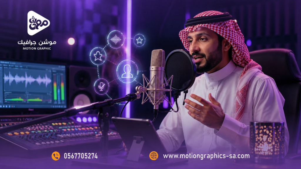 8 معايير لاختيار التعليق الصوتي السعودي المناسب لفيديوك