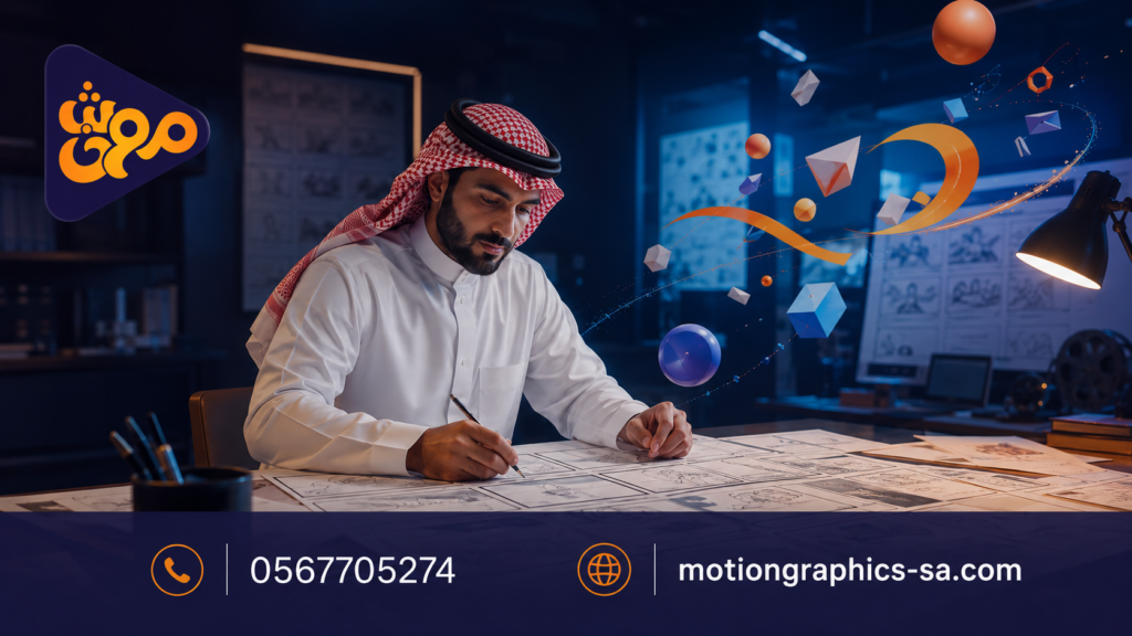 كتابة سيناريو موشن جرافيك للجمهور السعودي